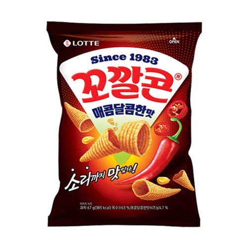 롯데 꼬깔콘 매콤달콤한맛 67g.jpg