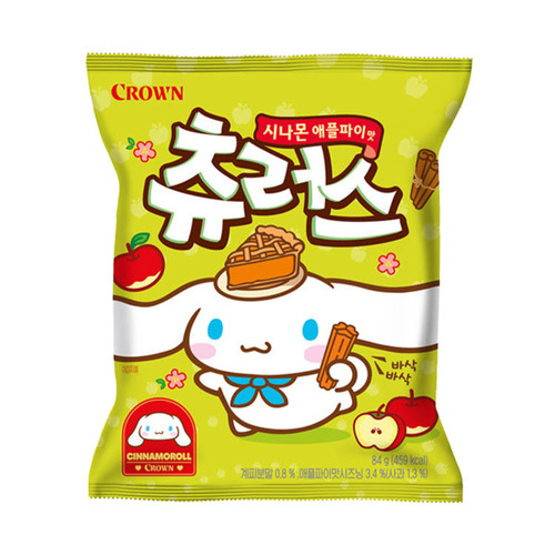 크라운 츄러스 시나몬애플파이맛 84g.jpg